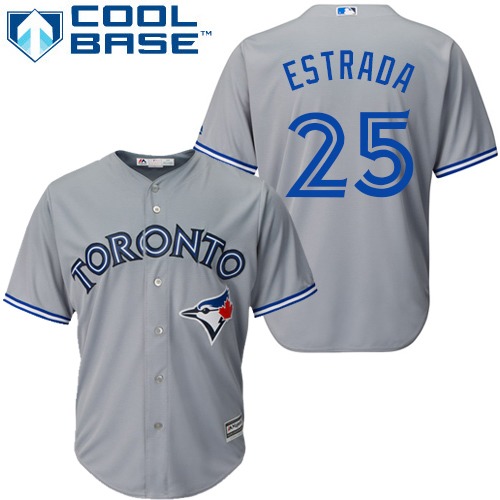 Blue Jays #25 Marco Estrada Grey Cool Base Stitched Youth MLB Jersey - Click Image to Close